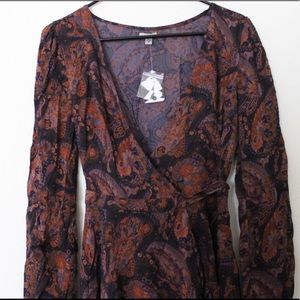 Super unique urban outfitters wrap dress!